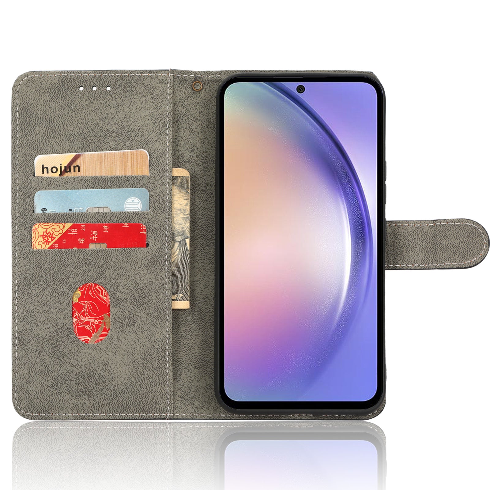 For Samsung Galaxy A54 5G RFID Blocking Wallet Case PU Leather Stand Magnetic Phone Cover with Strap For Samsung Galaxy A54 5G RFID Blocking Wallet Case PU Leather Stand Magnetic Phone Cover with Strap